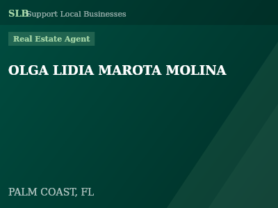 OLGA LIDIA MAROTA MOLINA — Real Estate Agent in PALM COAST, FL