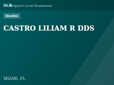CASTRO LILIAM R DDS — Dentist in MIAMI, FL
