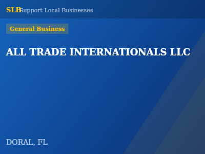 ALL TRADE INTERNATIONALS LLC — General Business in DORAL, FL