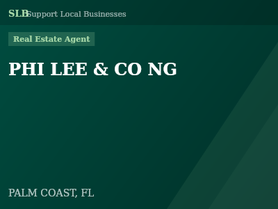 PHI LEE & CO NG — Real Estate Agent in PALM COAST, FL