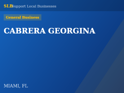 CABRERA GEORGINA — General Business in MIAMI, FL