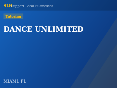 DANCE UNLIMITED — Tutoring in MIAMI, FL