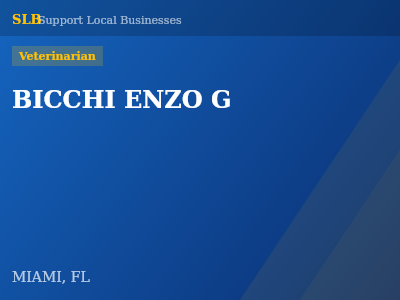 BICCHI ENZO G — Veterinarian in MIAMI, FL