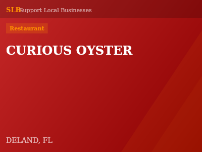 CURIOUS OYSTER — Restaurant in DELAND, FL