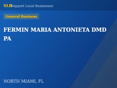 FERMIN MARIA ANTONIETA DMD PA — General Business in NORTH MIAMI, FL