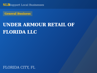 UNDER ARMOUR RETAIL OF FLORIDA LLC — General Business in FLORIDA CITY, FL