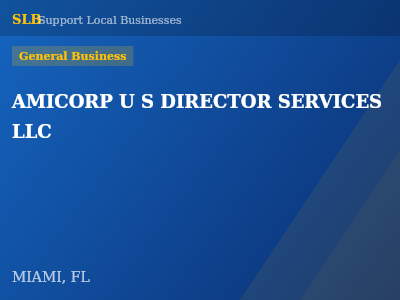 AMICORP U S DIRECTOR SERVICES LLC — General Business in MIAMI, FL