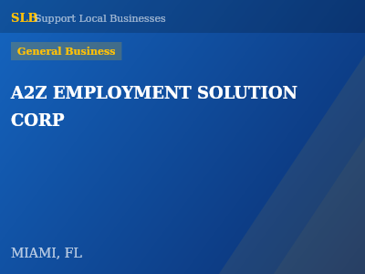 A2Z EMPLOYMENT SOLUTION CORP — General Business in MIAMI, FL