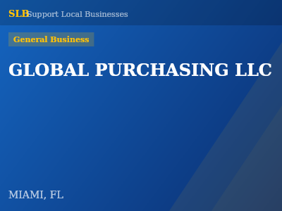 GLOBAL PURCHASING LLC — General Business in MIAMI, FL