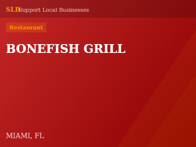 BONEFISH GRILL — Restaurant in MIAMI, FL