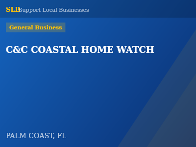 C&C COASTAL HOME WATCH — General Business in PALM COAST, FL