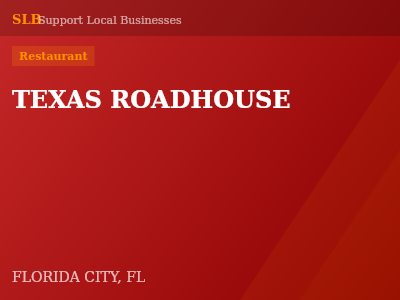 TEXAS ROADHOUSE — Restaurant in FLORIDA CITY, FL