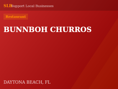 BUNNBOH CHURROS — Restaurant in DAYTONA BEACH, FL