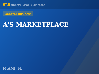 A'S MARKETPLACE — General Business in MIAMI, FL