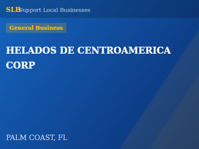 HELADOS DE CENTROAMERICA CORP — General Business in PALM COAST, FL