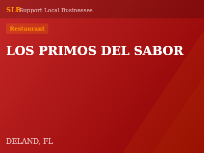 LOS PRIMOS DEL SABOR — Restaurant in DELAND, FL