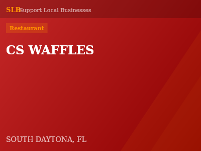 CS WAFFLES — Restaurant in SOUTH DAYTONA, FL