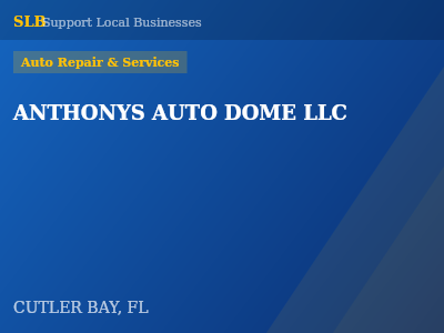 ANTHONYS AUTO DOME LLC — Auto Repair & Services in CUTLER BAY, FL