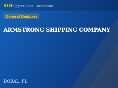 ARMSTRONG SHIPPING COMPANY — General Business in DORAL, FL
