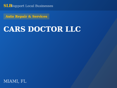 CARS DOCTOR LLC — Auto Repair & Services in MIAMI, FL