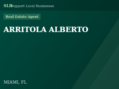 ARRITOLA ALBERTO — Real Estate Agent in MIAMI, FL