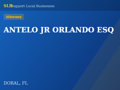 ANTELO JR ORLANDO ESQ — Attorney in DORAL, FL