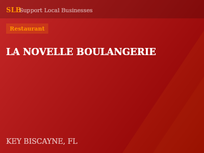 LA NOVELLE BOULANGERIE — Restaurant in KEY BISCAYNE, FL