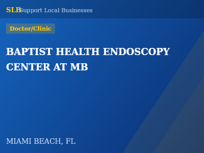 BAPTIST HEALTH ENDOSCOPY CENTER AT MB — Doctor/Clinic in MIAMI BEACH, FL