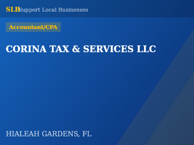 CORINA TAX & SERVICES LLC — Accountant/CPA in HIALEAH GARDENS, FL