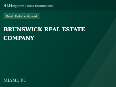 BRUNSWICK REAL ESTATE COMPANY — Real Estate Agent in MIAMI, FL