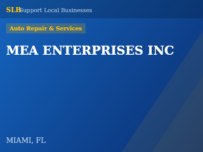 MEA ENTERPRISES INC — Auto Repair & Services in MIAMI, FL