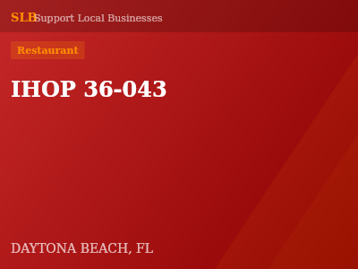 IHOP 36-043 — Restaurant in DAYTONA BEACH, FL