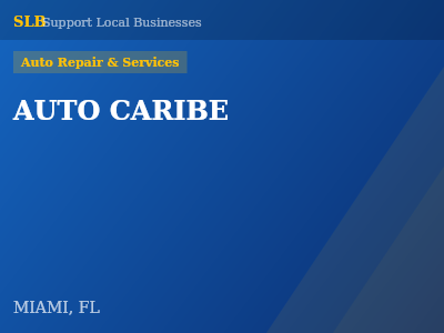 AUTO CARIBE — Auto Repair & Services in MIAMI, FL