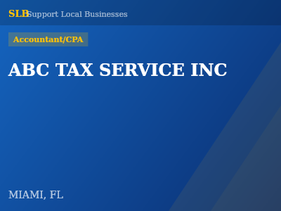 ABC TAX SERVICE INC — Accountant/CPA in MIAMI, FL