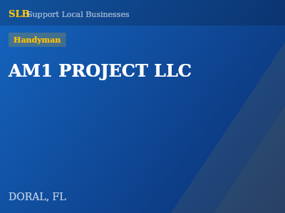 AM1 PROJECT LLC — Handyman in DORAL, FL