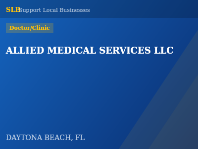 ALLIED MEDICAL SERVICES LLC — Doctor/Clinic in DAYTONA BEACH, FL