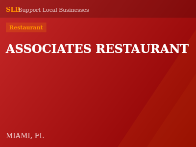 ASSOCIATES RESTAURANT — Restaurant in MIAMI, FL