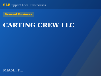 CARTING CREW LLC — General Business in MIAMI, FL