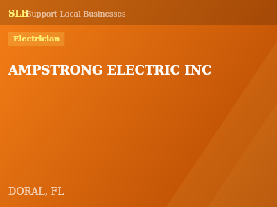 AMPSTRONG ELECTRIC INC — Electrician in DORAL, FL
