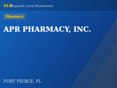 APR PHARMACY, INC. — Pharmacy in FORT PIERCE, FL