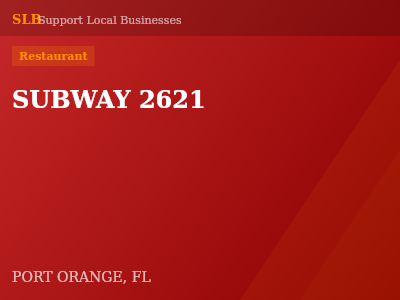 SUBWAY 2621 — Restaurant in PORT ORANGE, FL