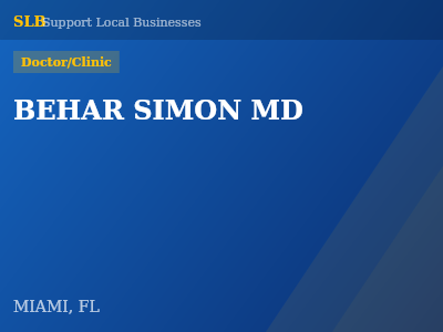 BEHAR SIMON MD — Doctor/Clinic in MIAMI, FL