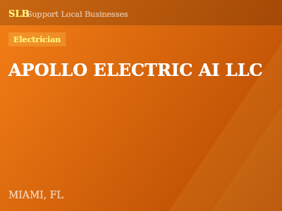 APOLLO ELECTRIC AI LLC — Electrician in MIAMI, FL