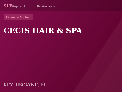 CECIS HAIR & SPA — Beauty Salon in KEY BISCAYNE, FL