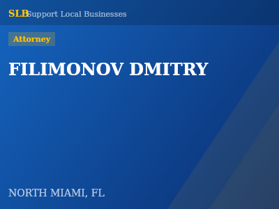 FILIMONOV DMITRY — Attorney in NORTH MIAMI, FL