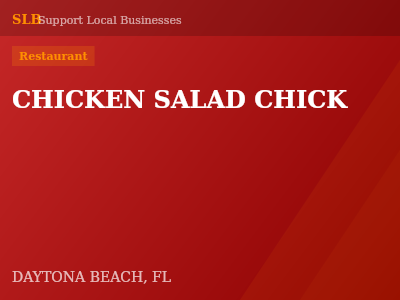 CHICKEN SALAD CHICK — Restaurant in DAYTONA BEACH, FL