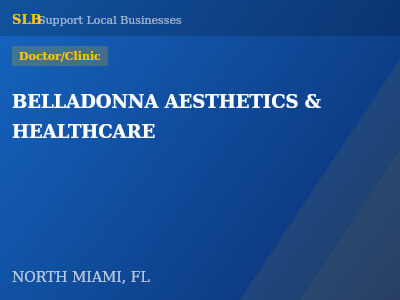BELLADONNA AESTHETICS & HEALTHCARE — Doctor/Clinic in NORTH MIAMI, FL