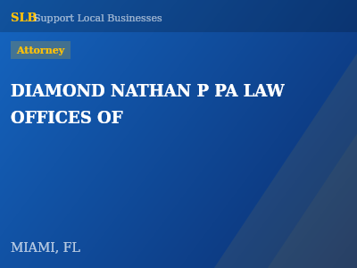 DIAMOND NATHAN P PA LAW OFFICES OF — Attorney in MIAMI, FL