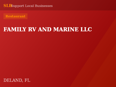 FAMILY RV AND MARINE LLC — Restaurant in DELAND, FL
