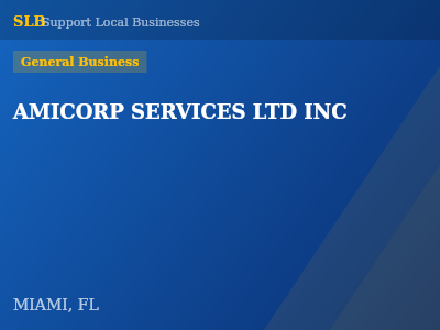 AMICORP SERVICES LTD INC — General Business in MIAMI, FL